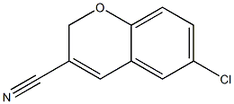 6-Chloro-3-cyano-2H-1-benzopyran Structure