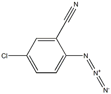 2-azido-5-chlorobenzonitrile Structure