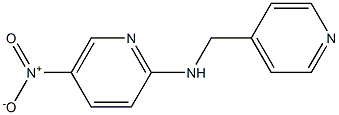 N2-(4-pyridylmethyl)-5-nitropyridin-2-amine 구조식 이미지