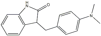 3-[4-(dimethylamino)benzyl]indolin-2-one Structure