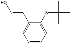 2-(tert-butylthio)benzaldehyde oxime 구조식 이미지