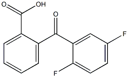 2-(2,5-difluorobenzoyl)benzoic acid 구조식 이미지