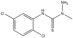 N1-(2,5-dichlorophenyl)-1-methylhydrazine-1-carbothioamide 구조식 이미지