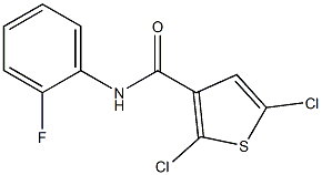 N3-(2-fluorophenyl)-2,5-dichlorothiophene-3-carboxamide 구조식 이미지