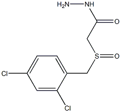 2-[(2,4-dichlorobenzyl)sulfinyl]acetohydrazide Structure