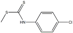 methyl (4-chloroanilino)methanedithioate 구조식 이미지