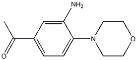 1-(3-amino-4-morpholinophenyl)ethan-1-one Structure