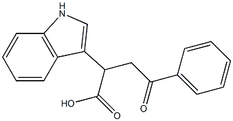 2-(1H-indol-3-yl)-4-oxo-4-phenylbutanoic acid Structure