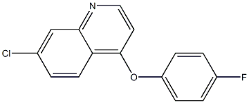 7-chloro-4-(4-fluorophenoxy)quinoline Structure