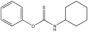 phenyl (cyclohexylamino)methanethioate 구조식 이미지