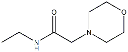 N-ethyl-2-morpholinoacetamide Structure