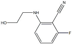 2-fluoro-6-[(2-hydroxyethyl)amino]benzonitrile 구조식 이미지