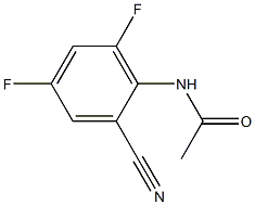 N1-(2-cyano-4,6-difluorophenyl)acetamide Structure