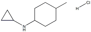 N-cyclopropyl-N-(4-methylcyclohexyl)amine hydrochloride 구조식 이미지