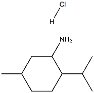 2-isopropyl-5-methylcyclohexylamine hydrochloride Structure