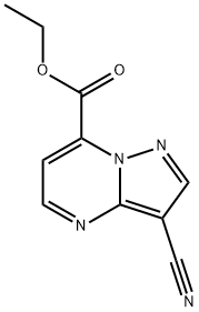 ethyl 3-cyanopyrazolo[1,5-a]pyrimidine-7-carboxylate 구조식 이미지