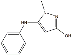 5-anilino-1-methyl-1H-pyrazol-3-ol 구조식 이미지