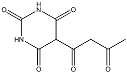 5-acetoacetyl-2,4,6(1H,3H,5H)-pyrimidinetrione Structure