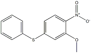 2-methoxy-1-nitro-4-(phenylthio)benzene Structure