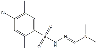 N'-[(4-chloro-2,5-dimethylphenyl)sulfonyl]-N,N-dimethylhydrazonoformamide Structure