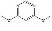 4,6-dimethoxy-5-methylpyrimidine Structure