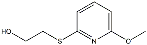 2-(6-Methoxypyrid-2-ylthio)ethanol 구조식 이미지