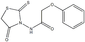 N-(4-oxo-2-thioxo-1,3-thiazolan-3-yl)-2-phenoxyacetamide Structure