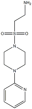 2-[(4-pyridin-2-ylpiperazin-1-yl)sulfonyl]ethanamine Structure