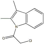 2-chloro-1-(2,3-dimethyl-1H-indol-1-yl)-1-ethanone Structure