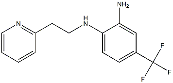 N1-[2-(2-pyridyl)ethyl]-4-(trifluoromethyl)benzene-1,2-diamine Structure