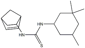 N-bicyclo[2.2.1]hept-5-en-2-yl-N'-(3,3,5-trimethylcyclohexyl)thiourea 구조식 이미지