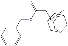 benzyl 2-(2-methyl-2-adamantyl)acetate Structure