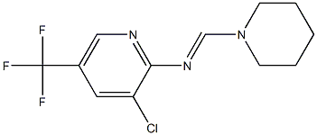 N2-piperidinomethylidene-3-chloro-5-(trifluoromethyl)pyridin-2-amine 구조식 이미지