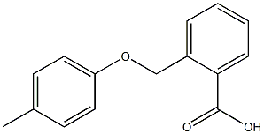 2-[(4-methylphenoxy)methyl]benzenecarboxylic acid 구조식 이미지