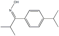 1-(4-isopropylphenyl)-2-methylpropan-1-one oxime Structure