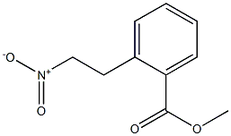 methyl 2-(2-nitroethyl)benzenecarboxylate Structure