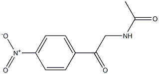 N1-[2-(4-nitrophenyl)-2-oxoethyl]acetamide Structure