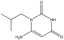 6-Amino-1-isobutyl-1H-pyrimidine-2,4-dione 구조식 이미지