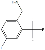 (2-(trifluoromethyl)-4-iodophenyl)methanamine Structure