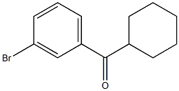 (3-bromophenyl)(cyclohexyl)methanone 구조식 이미지