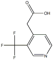 (3-Trifluoromethyl-pyridin-4-yl)-acetic acid Structure