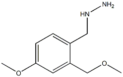 (4-methoxy-2-(methoxymethyl)benzyl)hydrazine 구조식 이미지