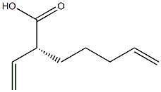 (R)-2-vinylhept-6-enoic acid 구조식 이미지