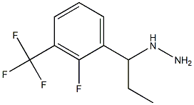 1-(1-(2-fluoro-3-(trifluoromethyl)phenyl)propyl)hydrazine Structure