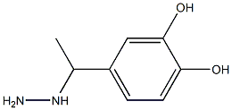 1-(1-(3,4-dihydroxyphenyl)ethyl)hydrazine Structure