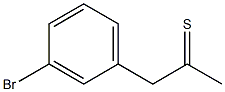 1-(3-bromophenyl)propane-2-thione 구조식 이미지