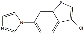 1-(3-chlorobenzo[b]thiophen-6-yl)-1H-imidazole Structure
