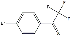 1-(4-bromophenyl)-2,2,2-trifluoroethanethione 구조식 이미지