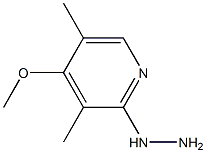 1-(4-methoxy-3,5-dimethylpyridin-2-yl)hydrazine Structure