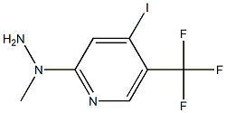 1-(5-(trifluoromethyl)-4-iodopyridin-2-yl)-1-methylhydrazine Structure